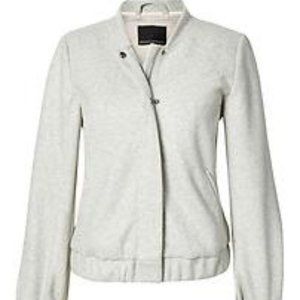 Italian Wool-Blend Bomber Jacket